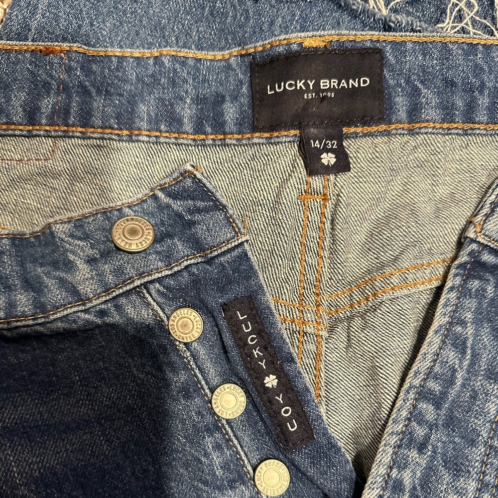 Lucky Brand Jeans 90s loose high rise crop - Picture 2 of 6